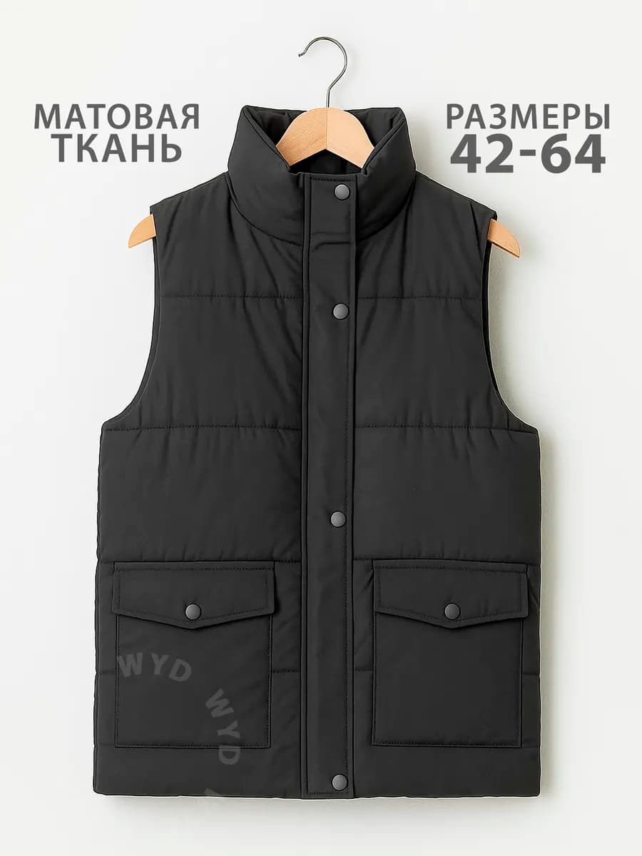 Жилет стеганный безрукавка утепленная