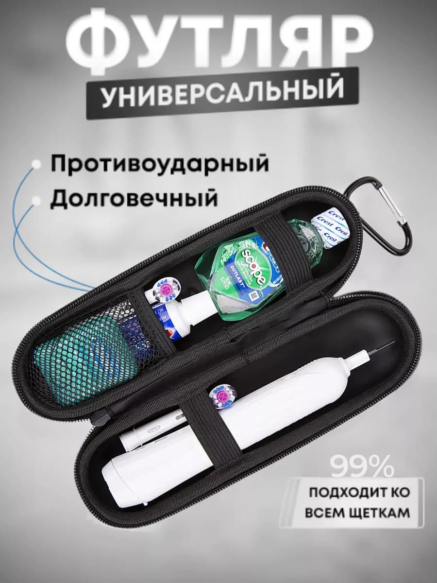 Чехол для электрической зубной щетки и пасты