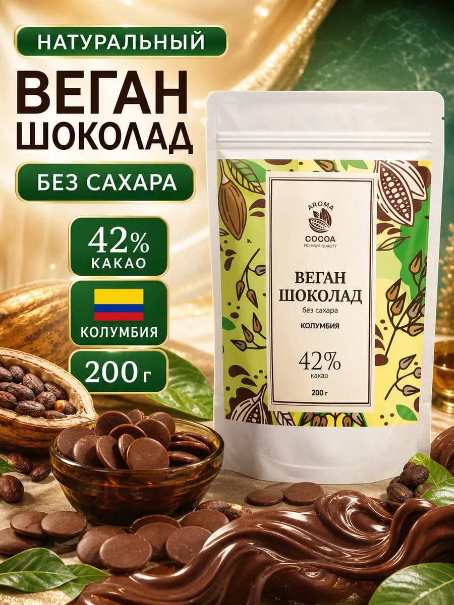 Веган шоколад молочный на овсяном молоке, 200 г