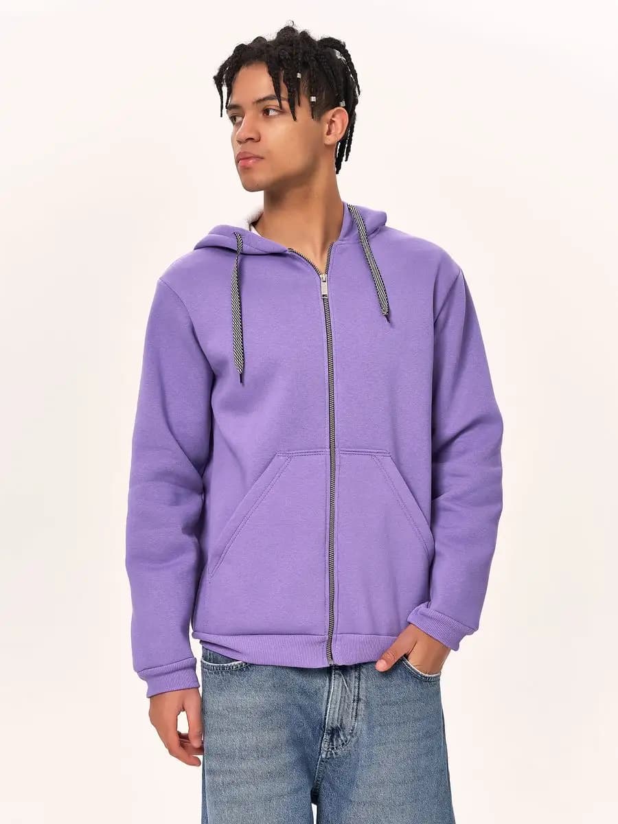 Толстовка зипка на молнии с начесом