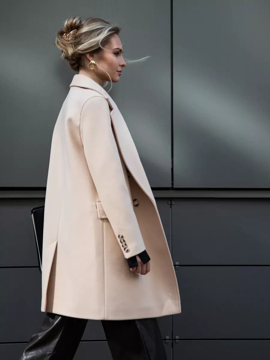 Пальто демисезонное весна-осень пиджак оверсайз