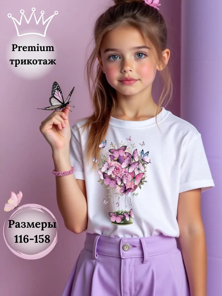 Футболка с принтом