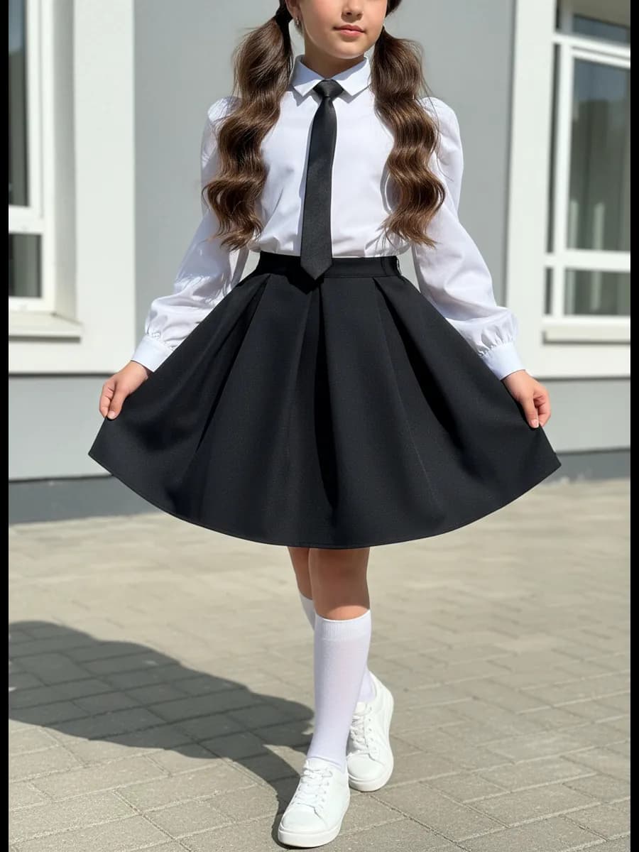 Юбка школьная трапеция