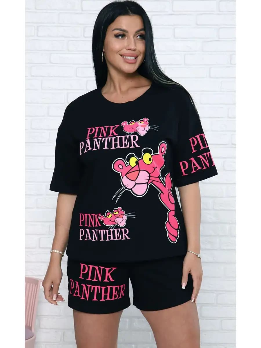 Костюм с шортами домашний больших размеров