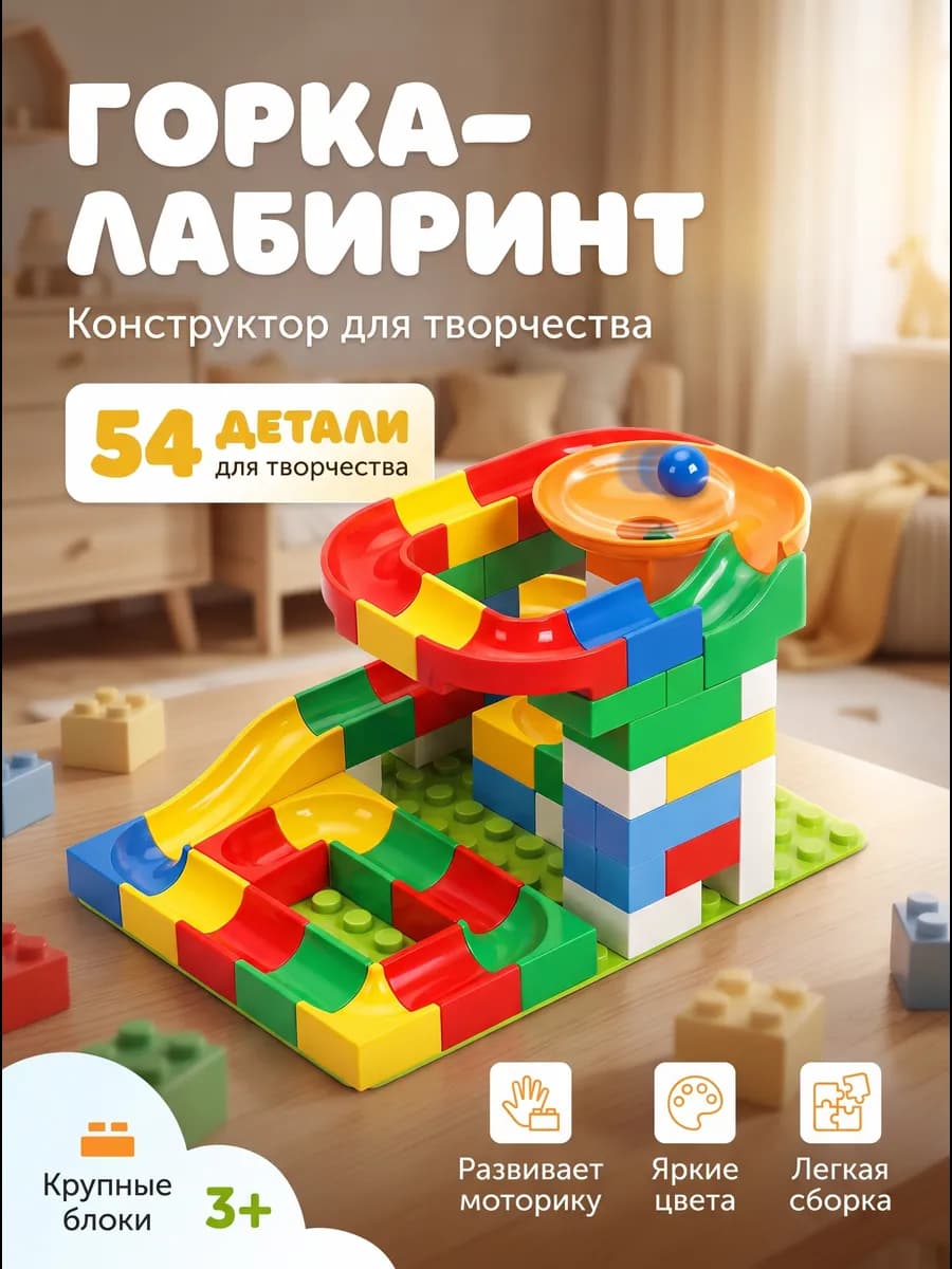 Детский конструктор горка