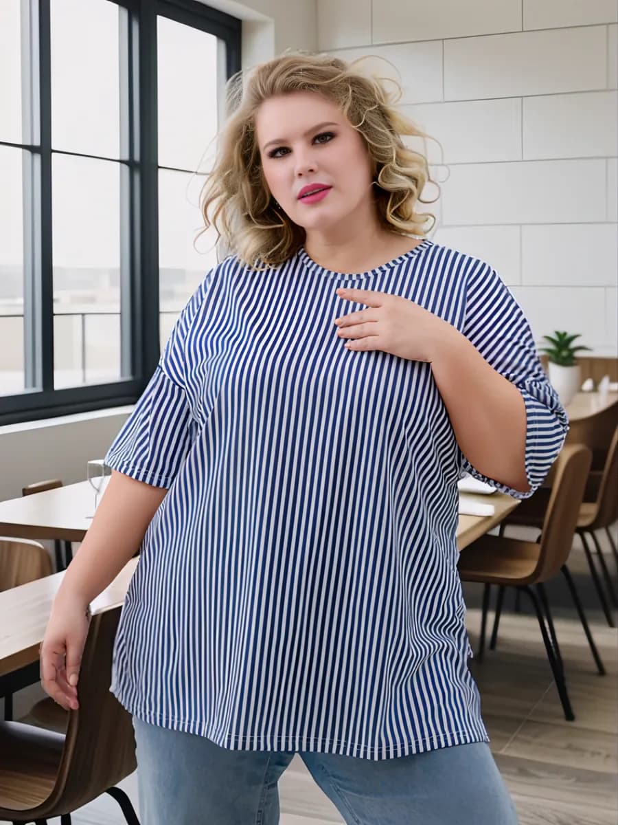 футболка женская больших размеров