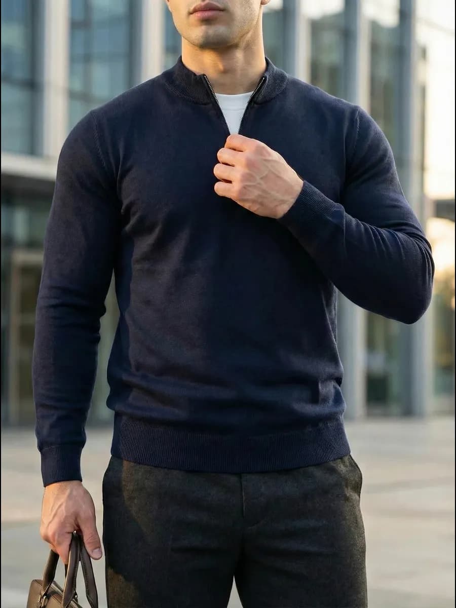 Джемпер кофта полузамок