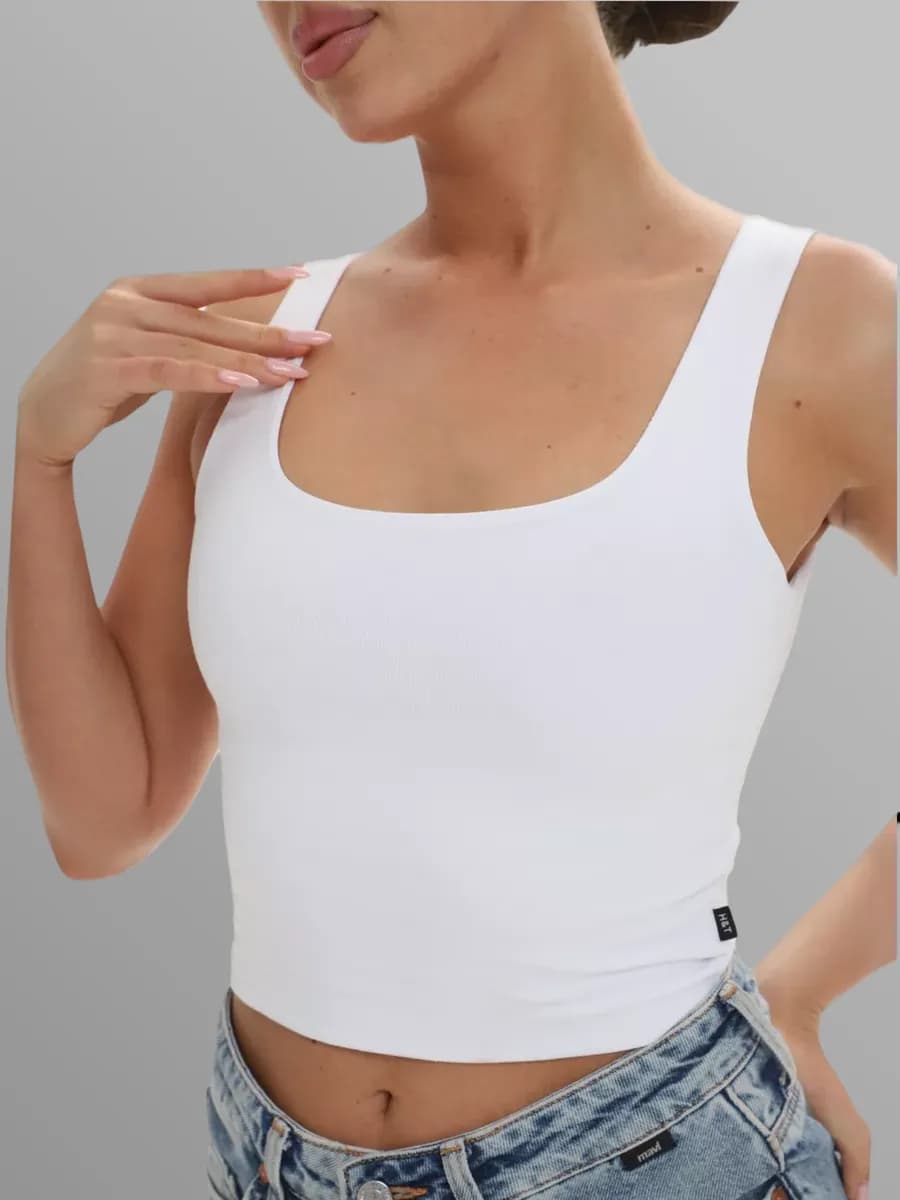 Кроп топ вечерний под пиджак летний