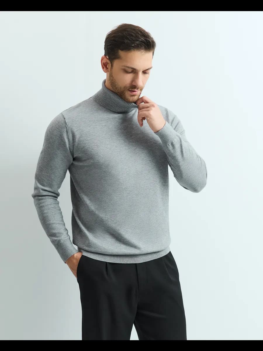 Водолазка с горлом мужская