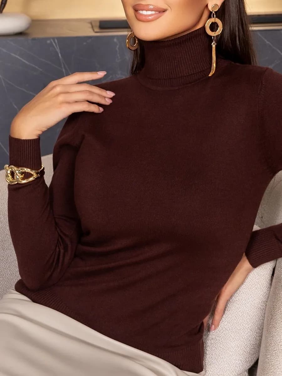 Кашемировая водолазка с горлом теплая