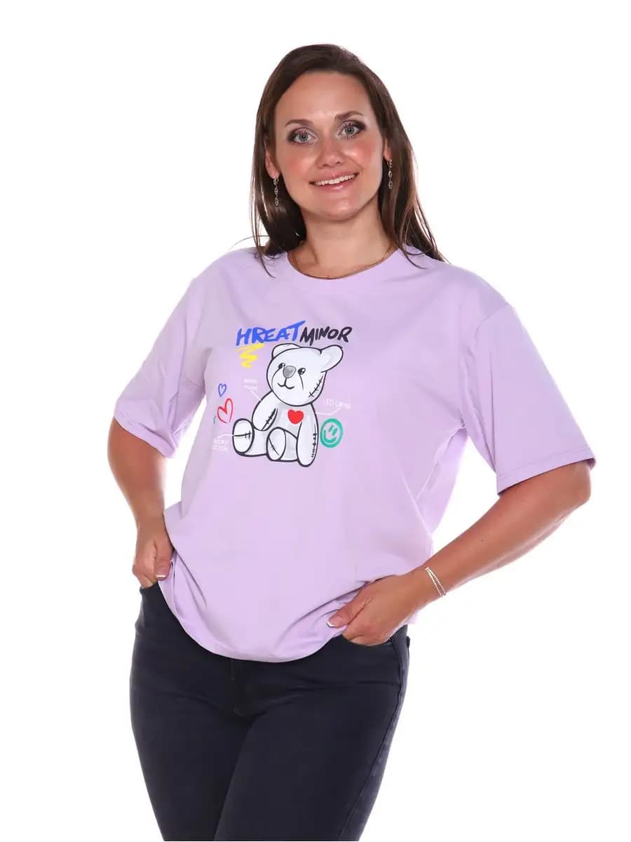 Футболка оверсайз Хлопковая базовая