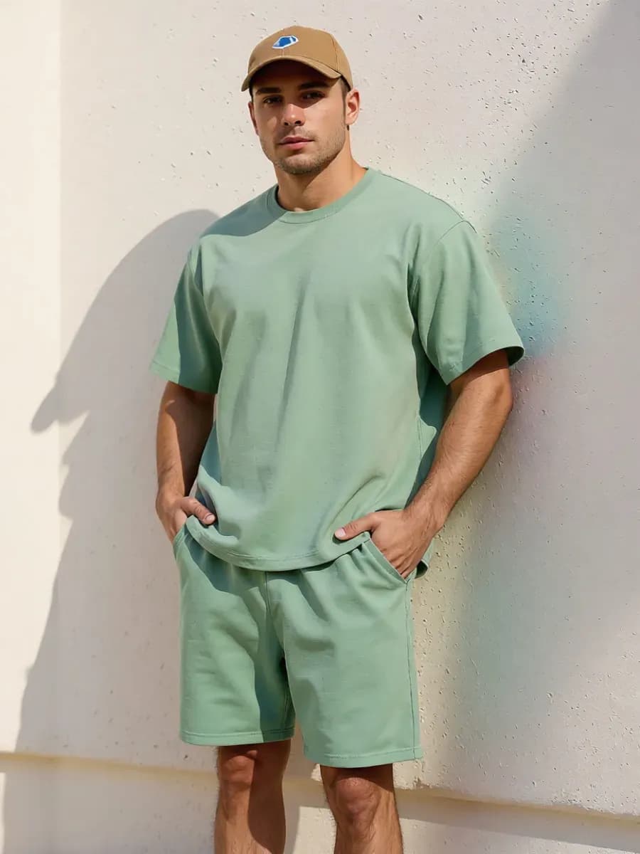 Костюм спортивный летний с шортами домашний