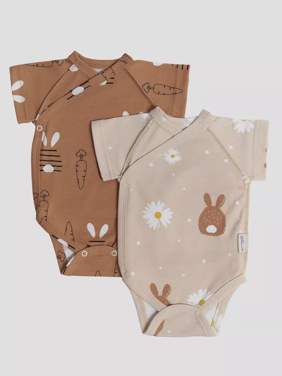 Боди для новорожденных с коротким рукавом