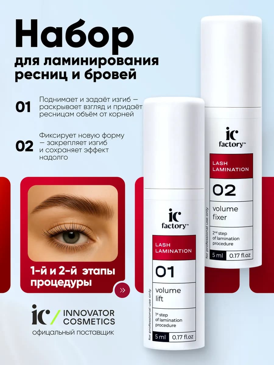Набор для ламинирования ресниц LASH LAMINATION IC FACTORY