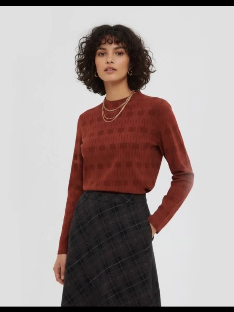 Джемпер трикотажный тонкий