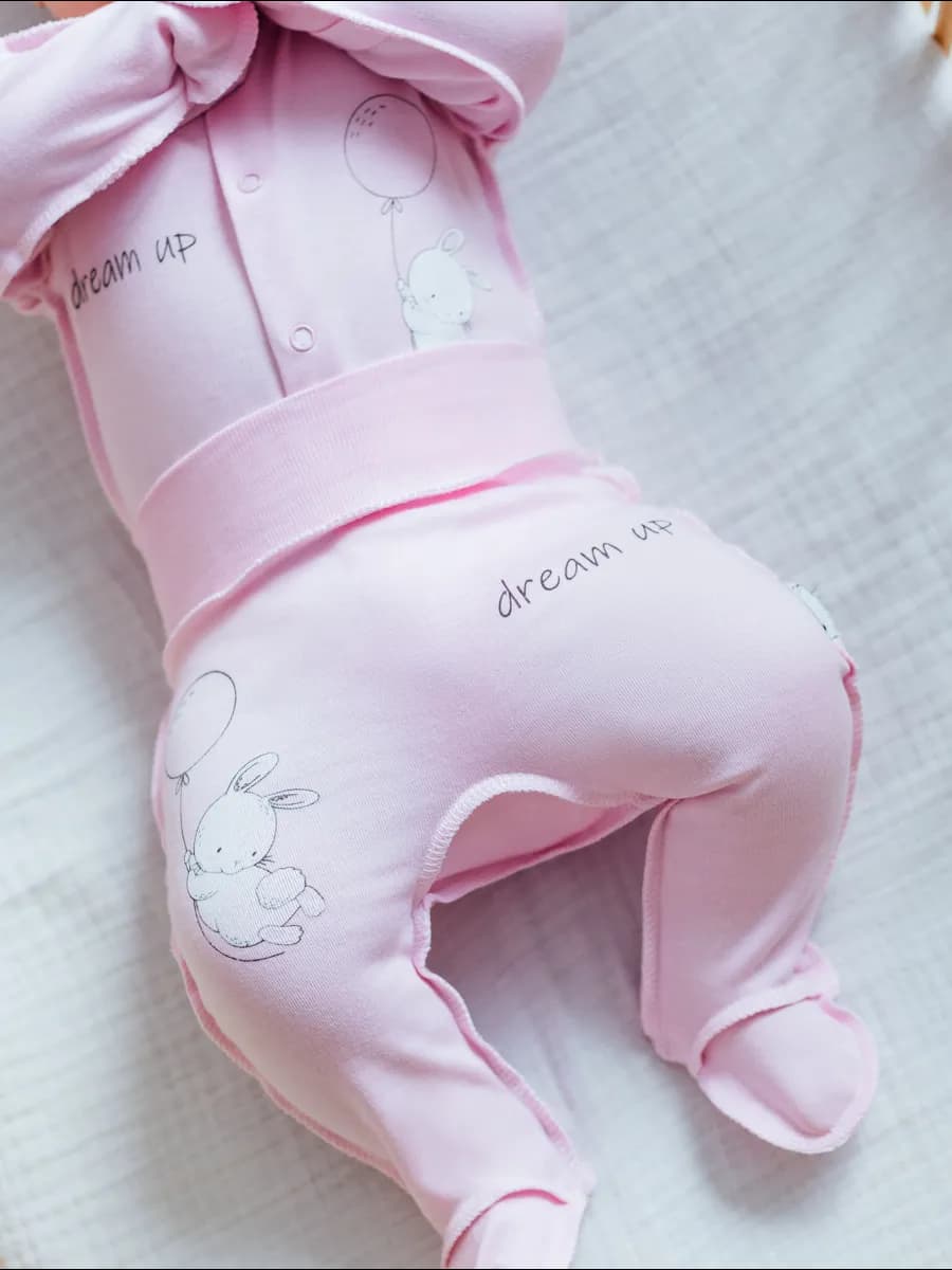 Ползунки теплые с начесом для новорожденных