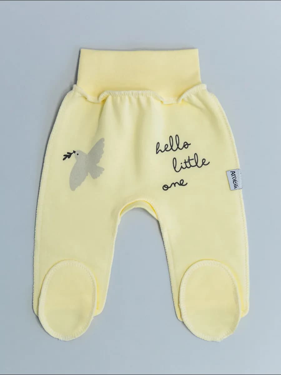 Ползунки теплые с начесом для новорожденных