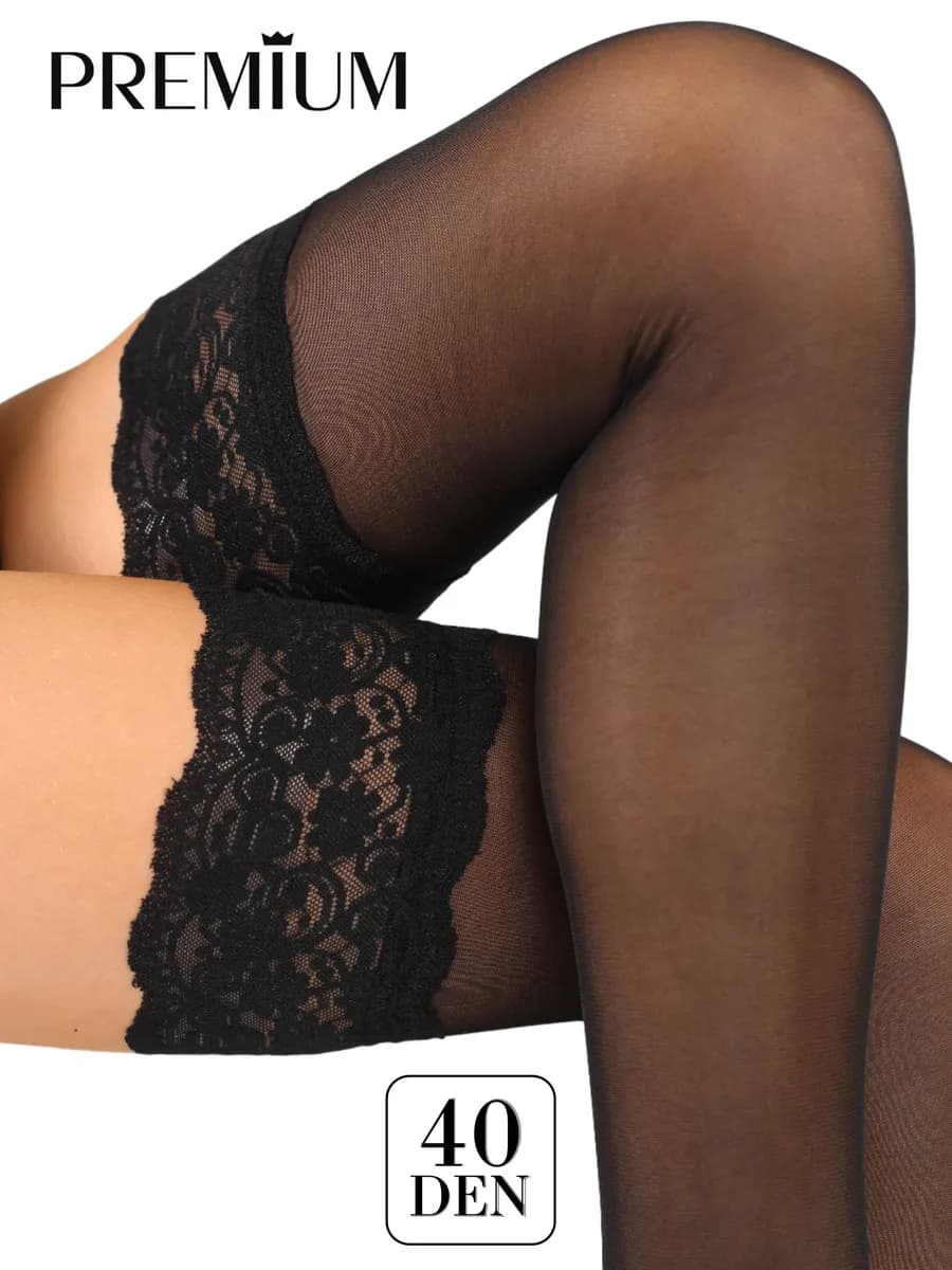 Чулки 40 ден черные