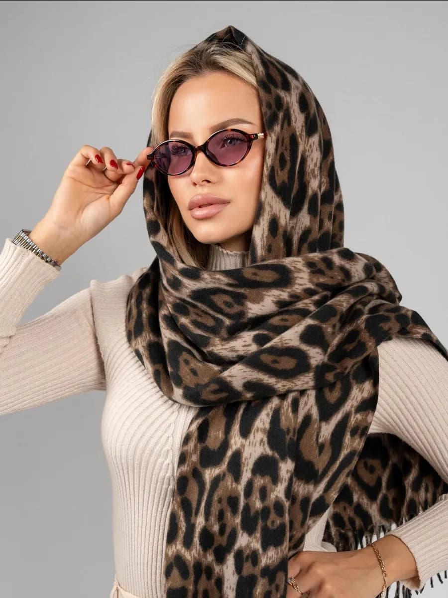 Шарф палантин кашемировый