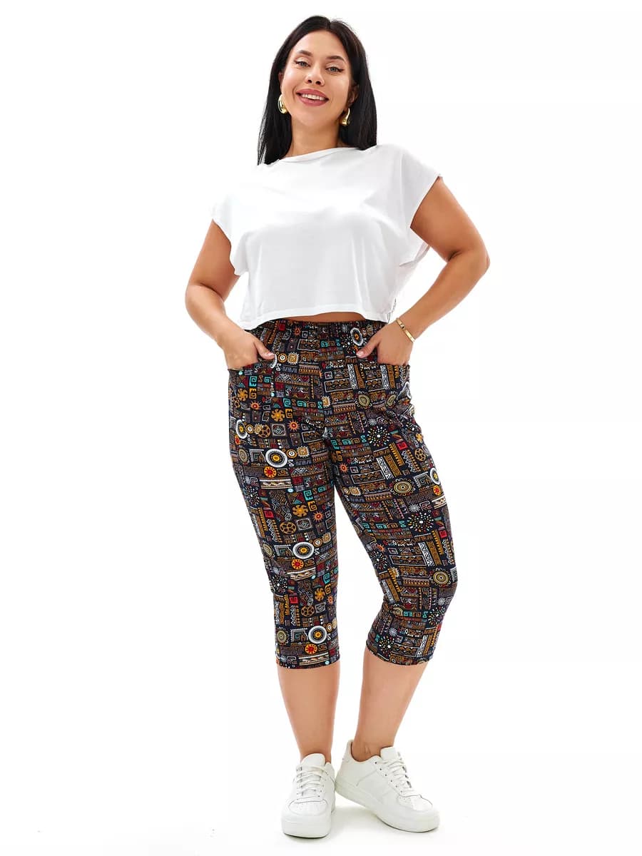 Бриджи домашние хлопковые больших размеров