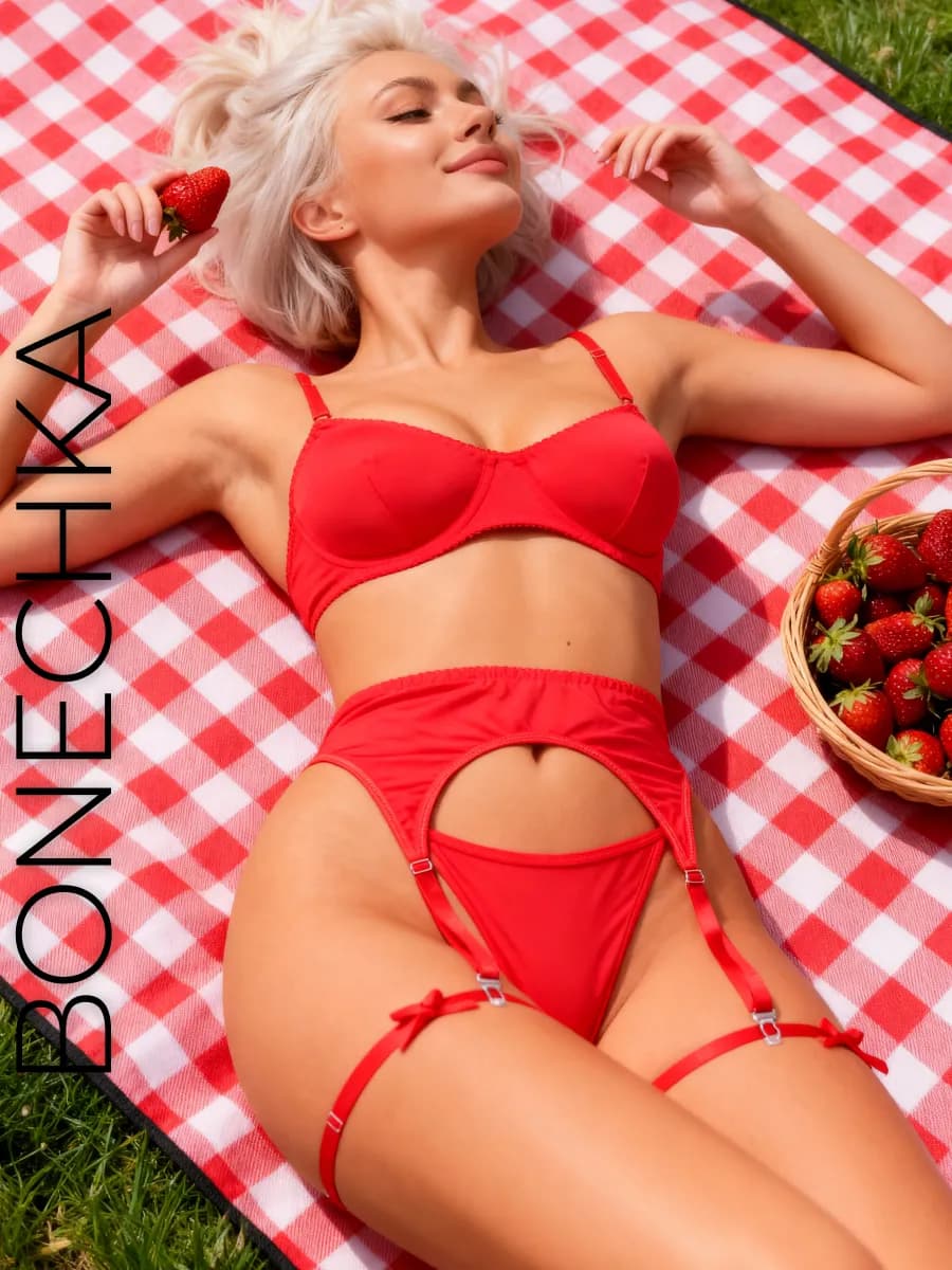 Комплект нижнего белья с поясом