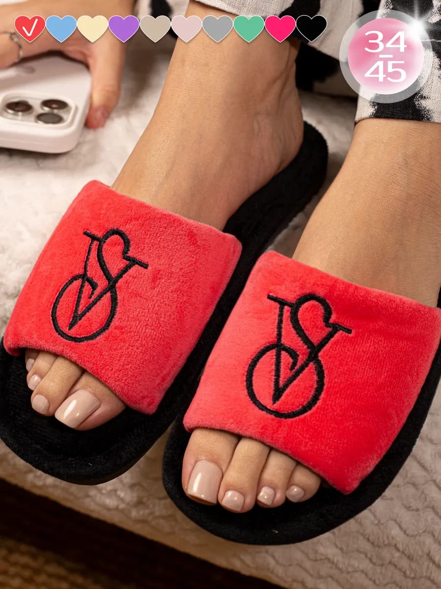 Мягкие домашние тапочки женские