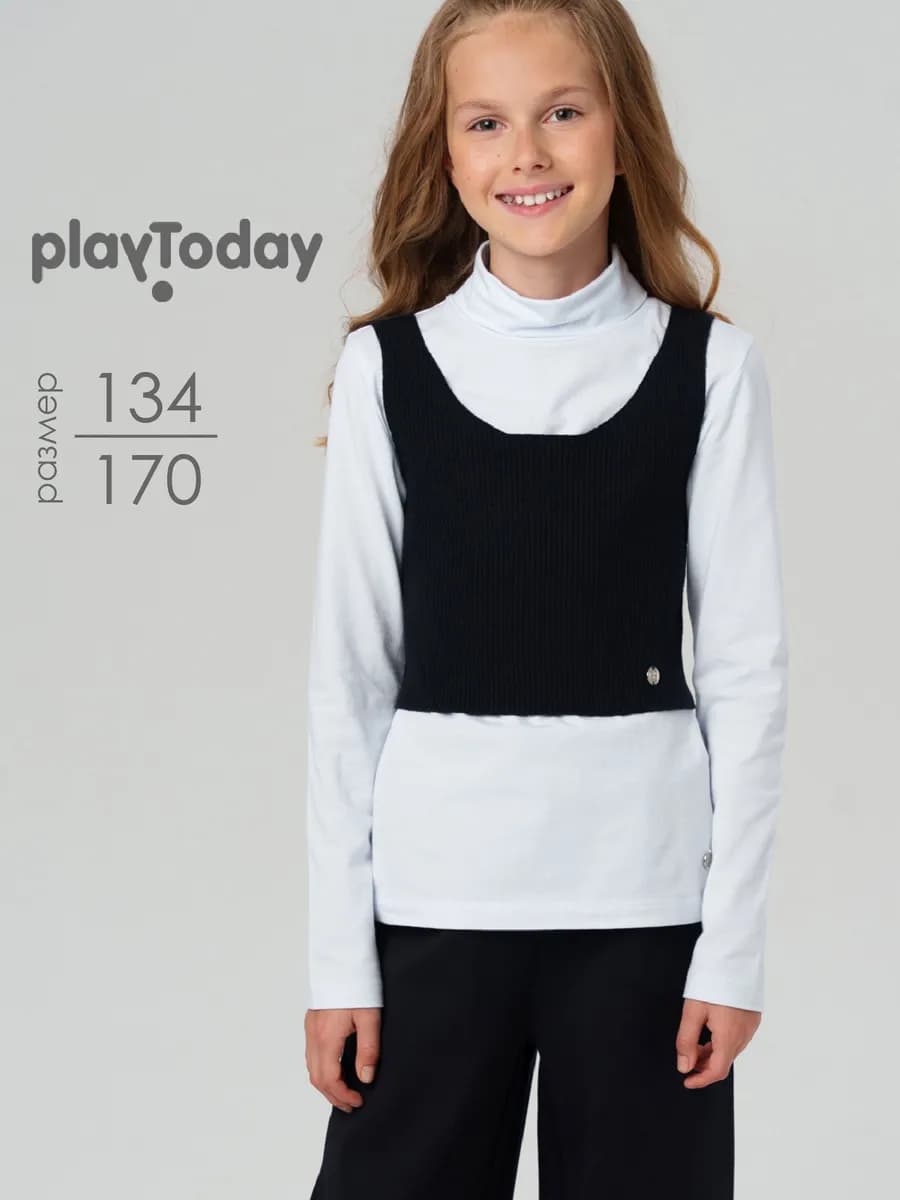 Жилет укороченный школьный