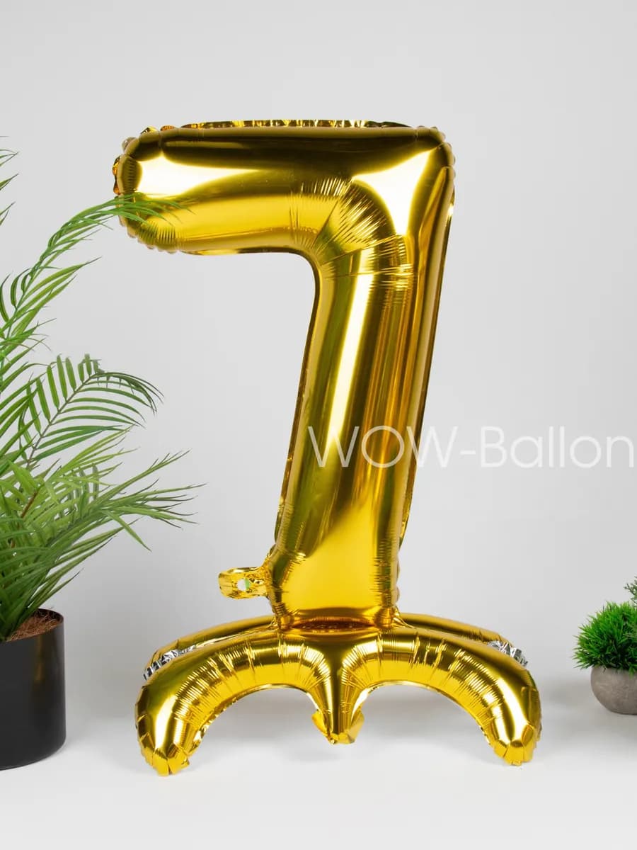 Шар цифра 7 на ножках