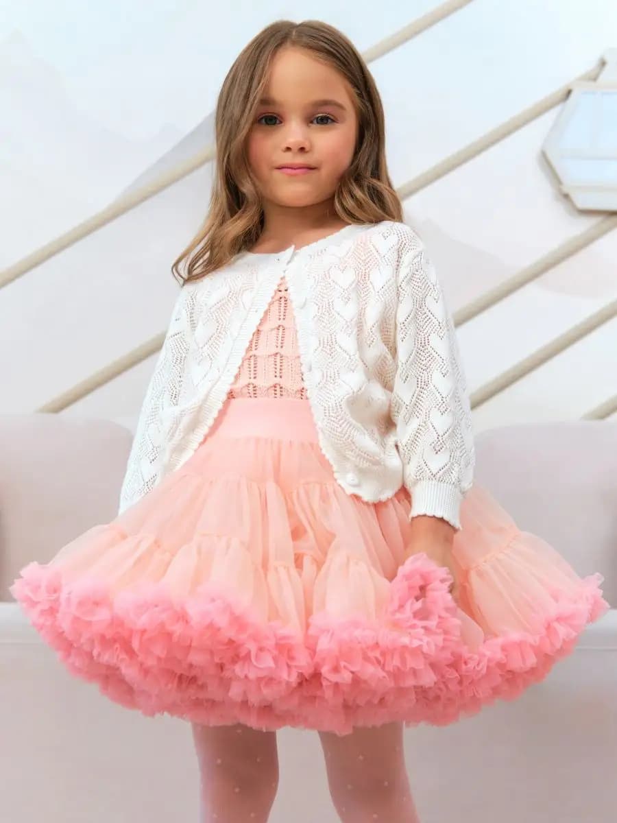 Юбка на резинке пышная нарядная из фатина - фото 1