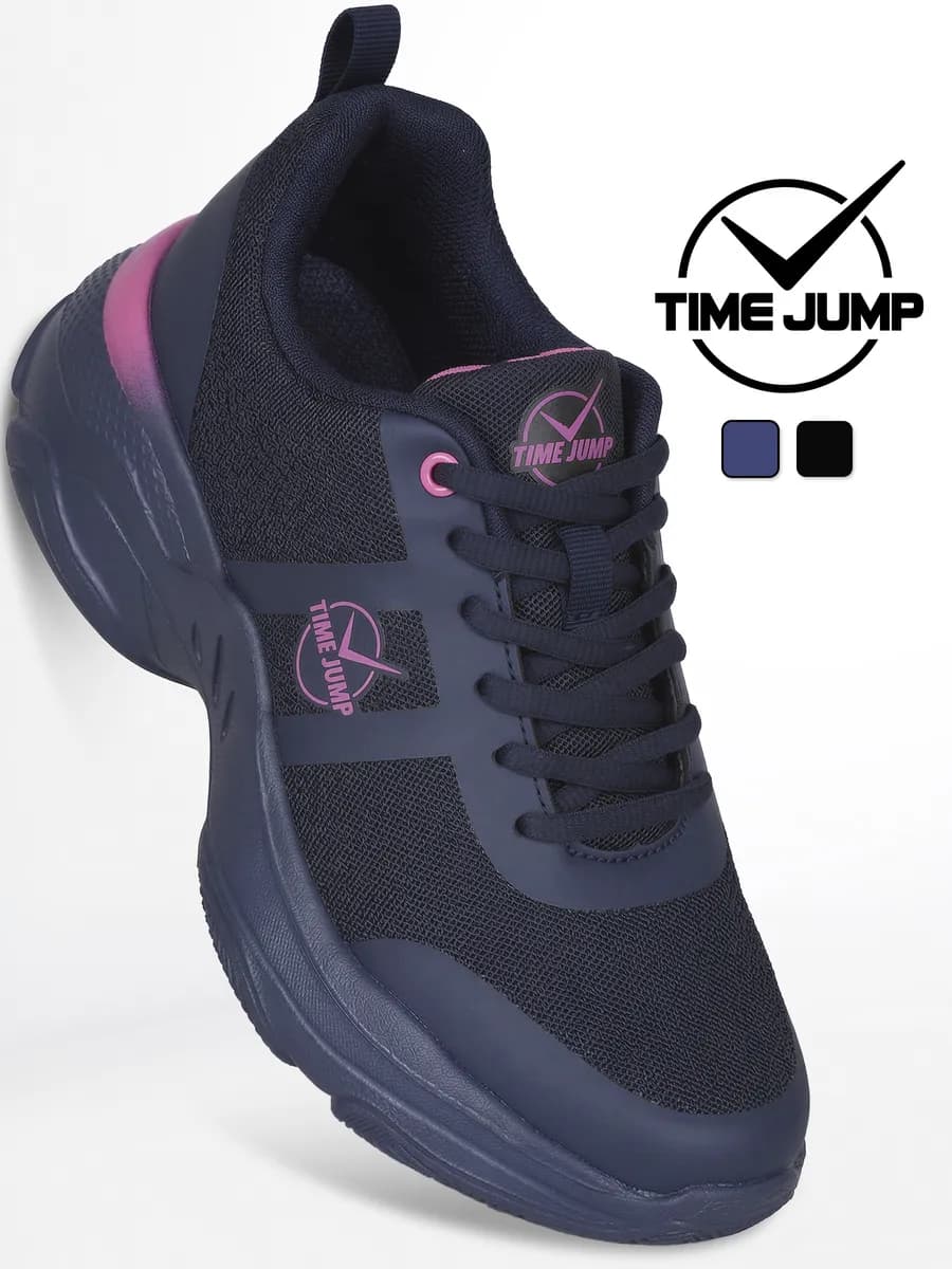 Кроссовки женские для бега спортивные синие дышащие