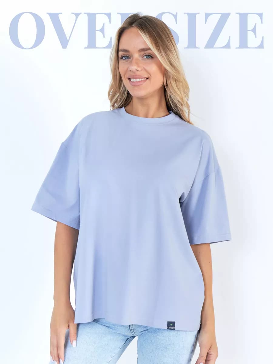 Футболка базовая оверсайз