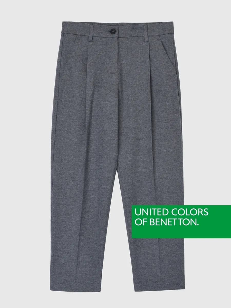 Брюки школьные со стрелками для девочки