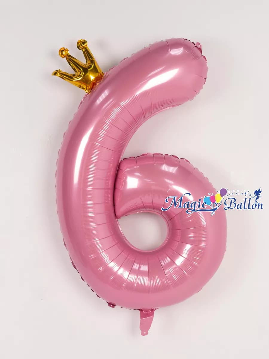 Шар цифра 6
