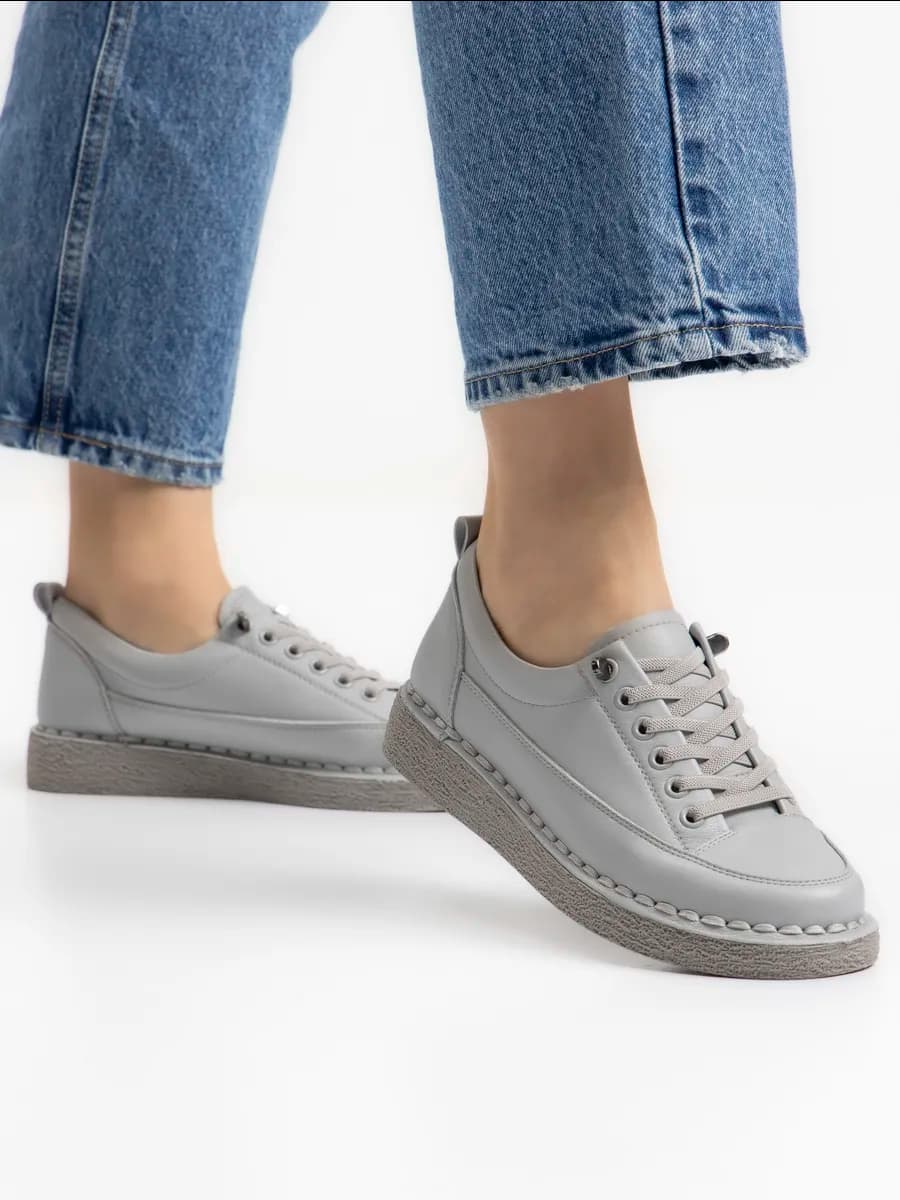 Полуботинки кожаные женские