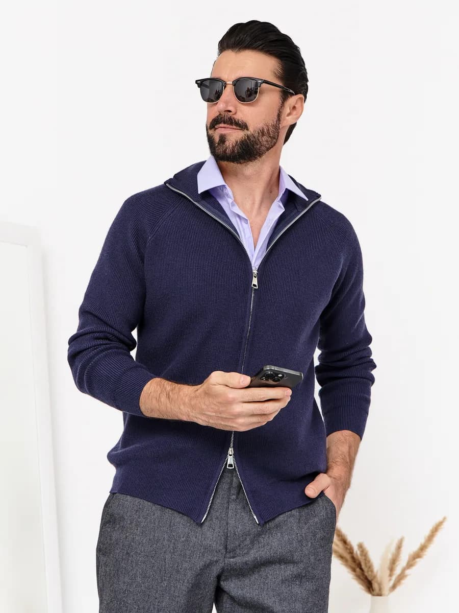 Кардиган на молнии