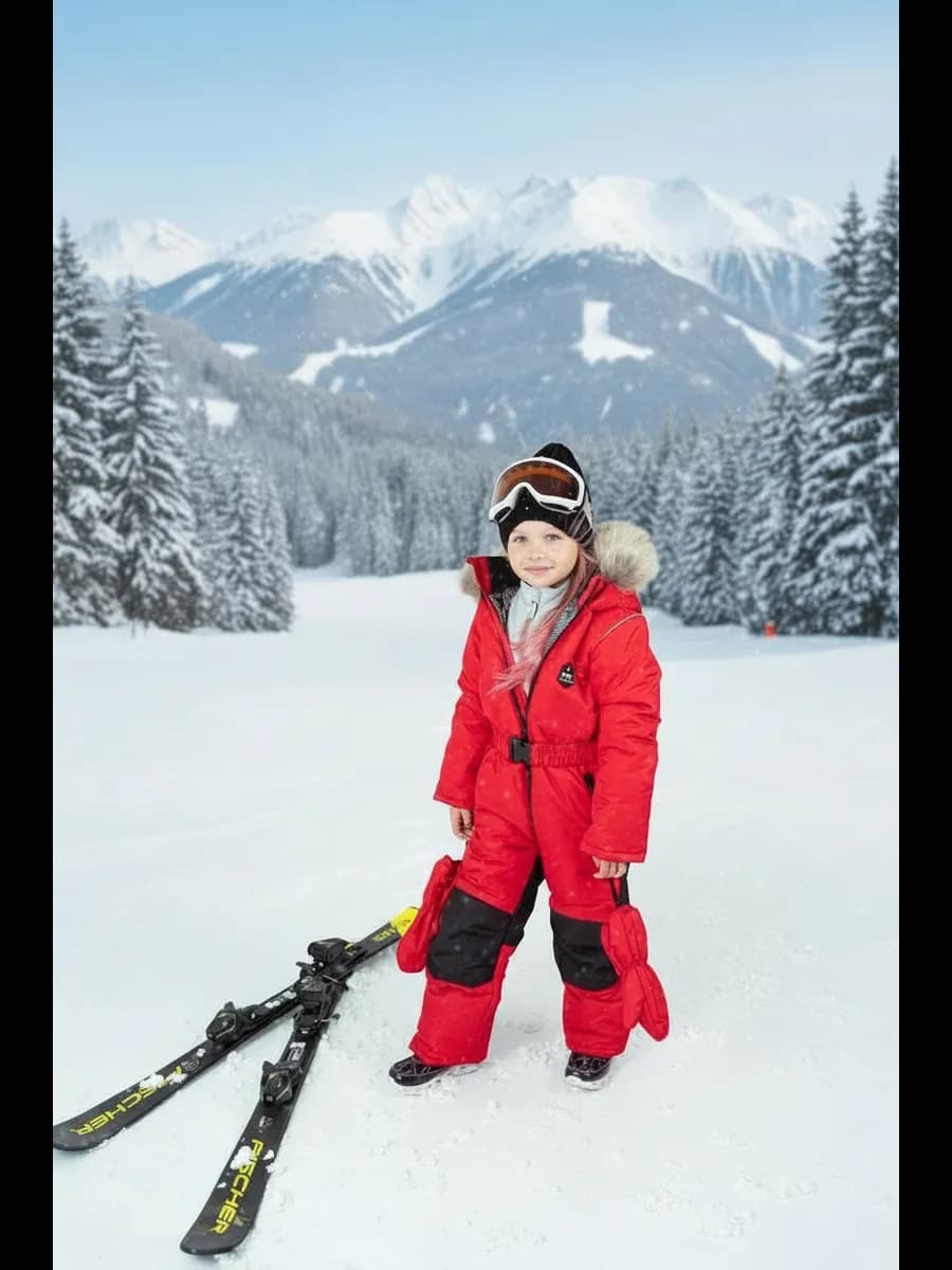 Комбинезон зимний теплый мембранный непромокаемый