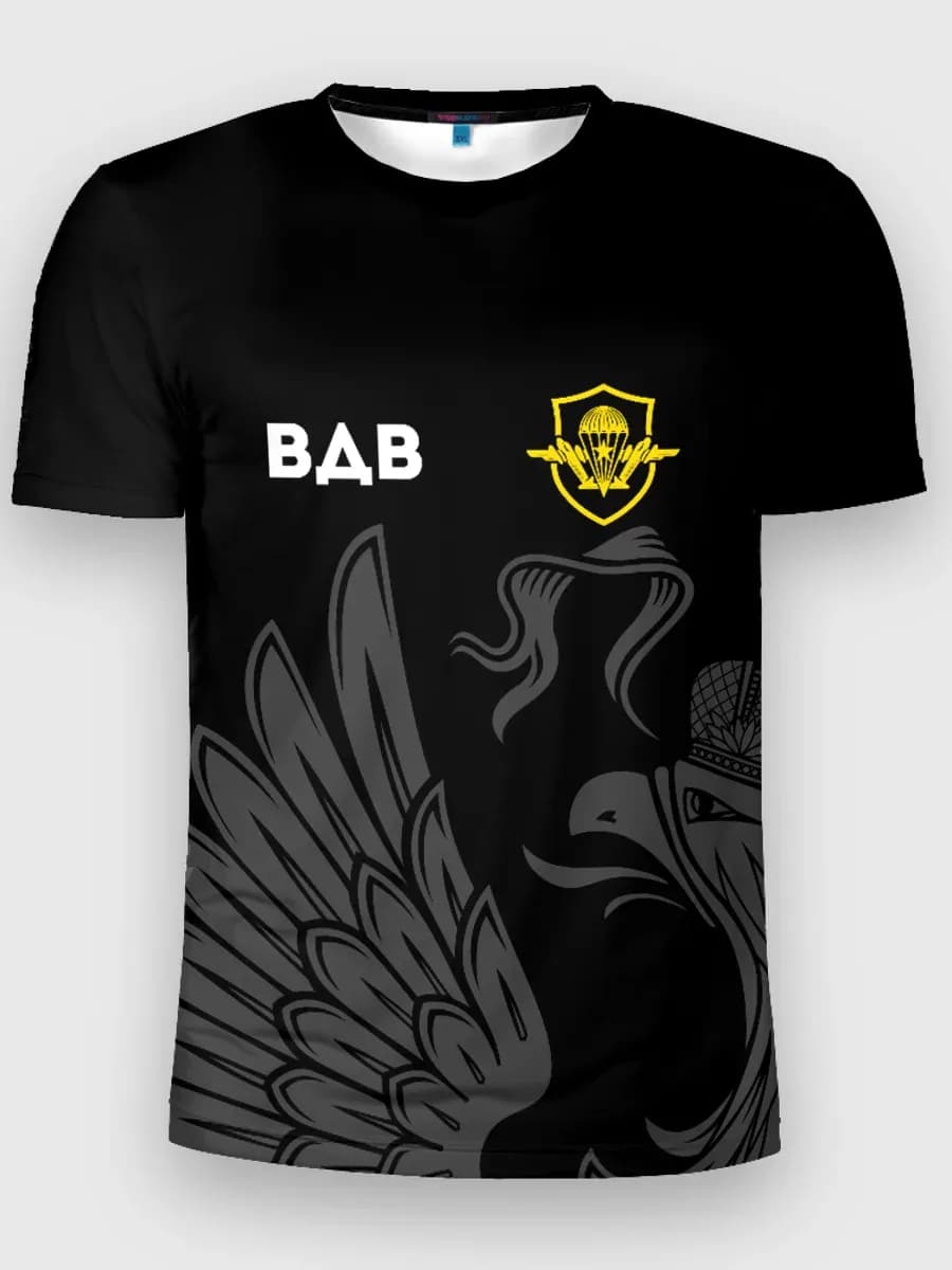 футболка спортивная для тренировок с принтом ВДВ