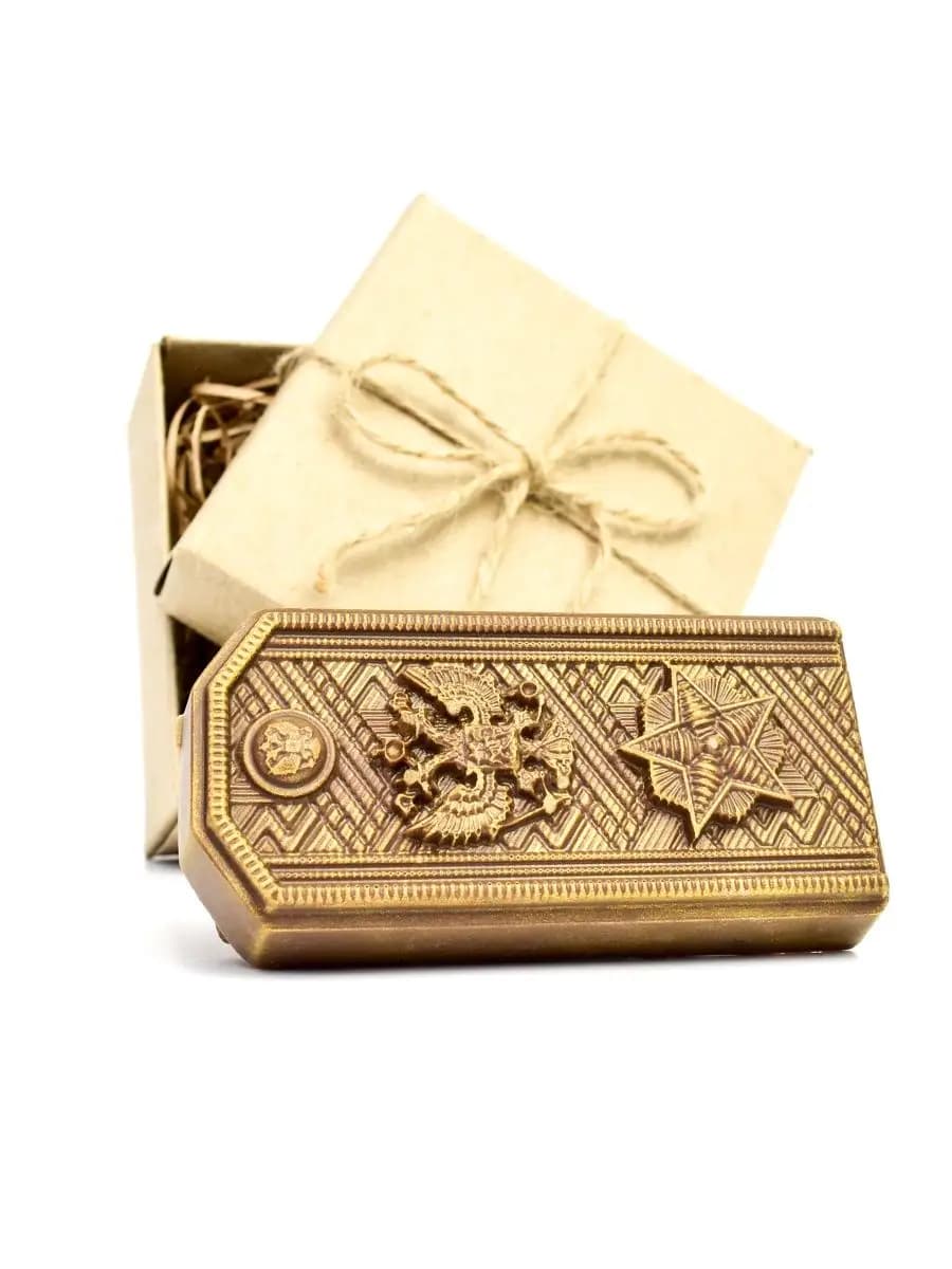 Погоны подарок из шоколада, 1шт, 70 г