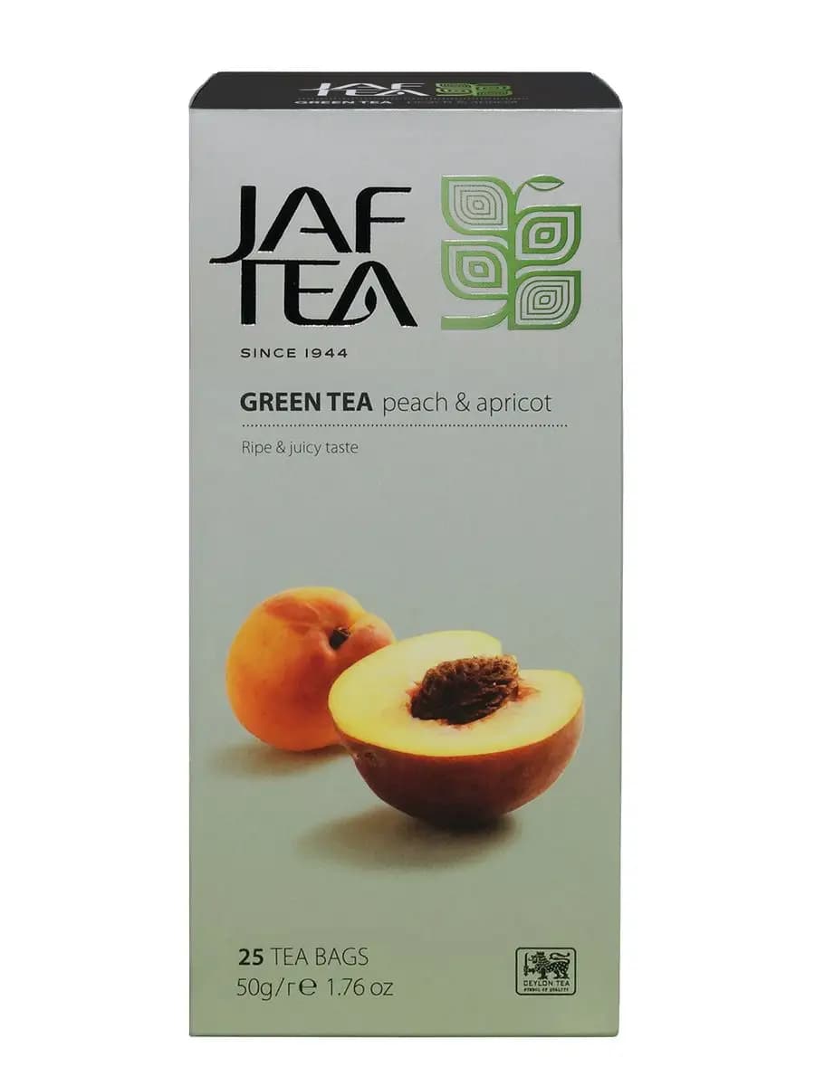Green Peach&Apricot чай зелён, персик абрикос, 25 пак
