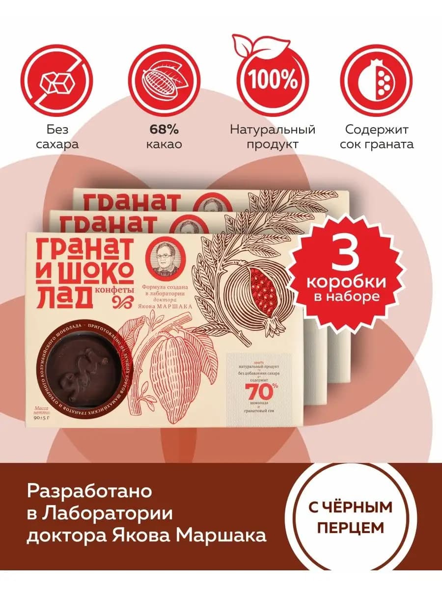 Шоколадные конфеты без сахара с перцем