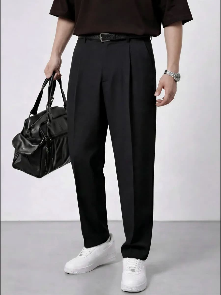 Брюки бананы классические - фото 1