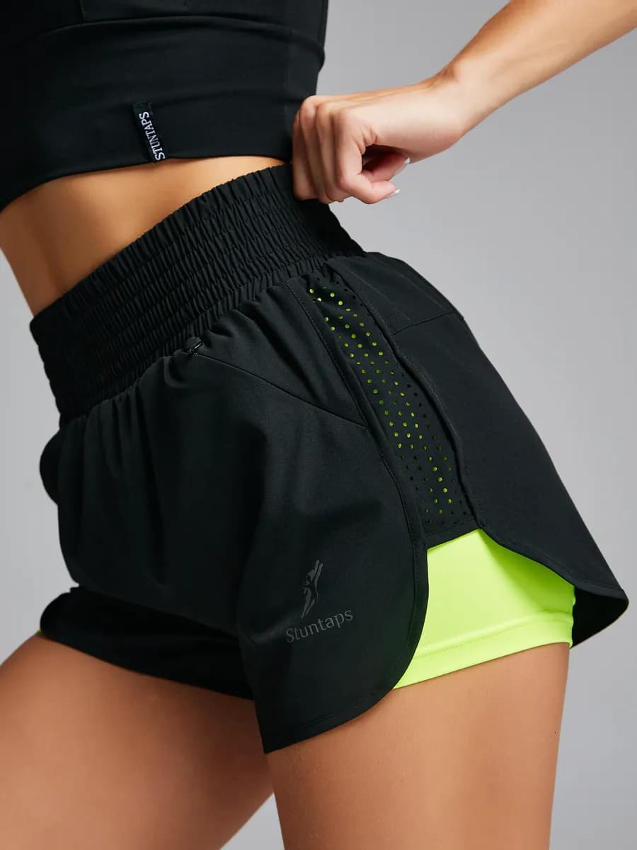 Шорты спортивные с тайтсами