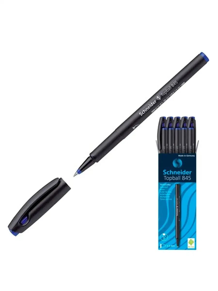 Ручка-роллер TopBall 845, 0,5 мм, синяя, 10 шт