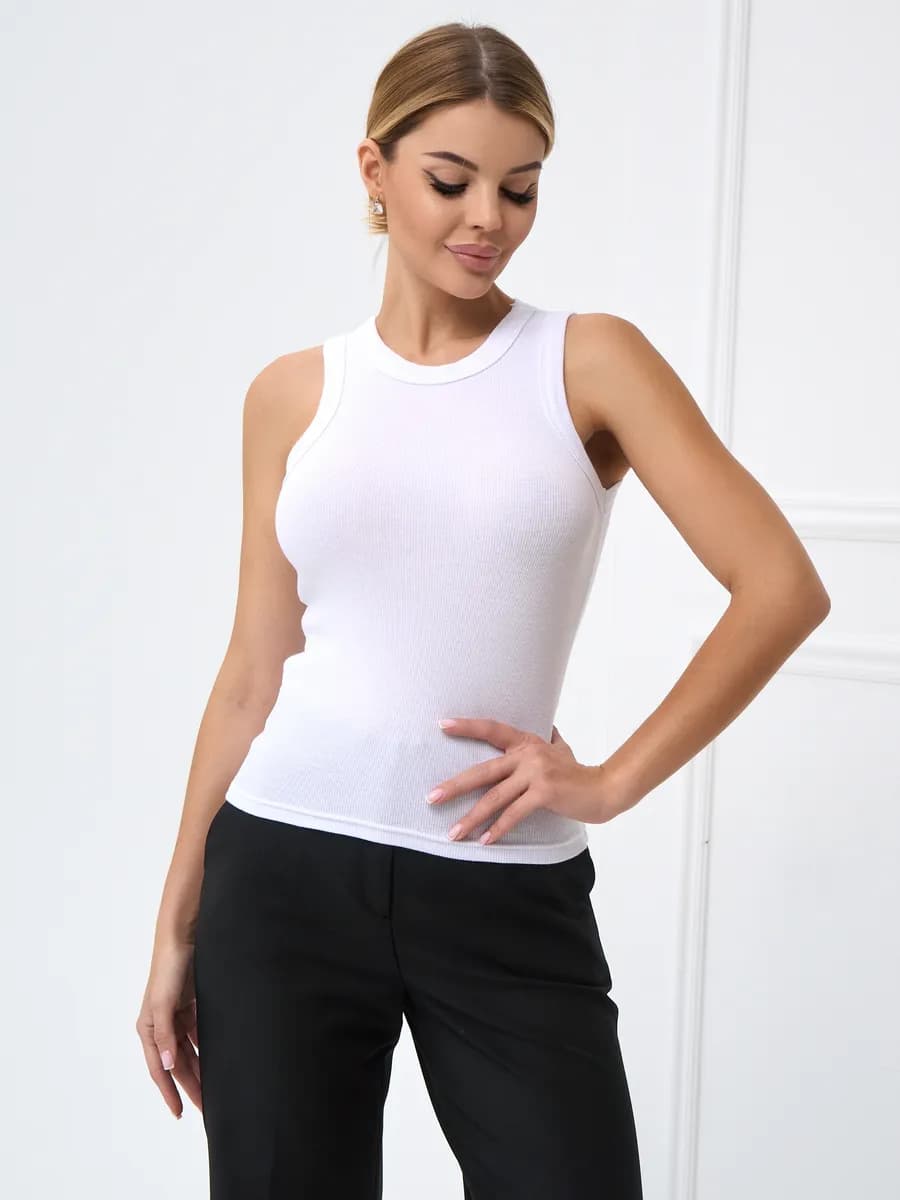 Майка топ летний под пиджак - фото 1