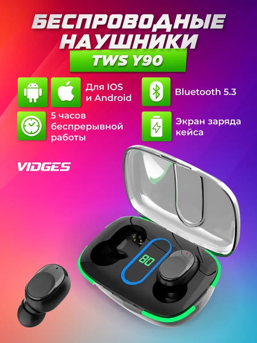 Беспроводные наушники TWS Y90