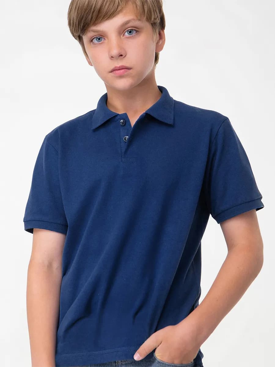 Футболка поло школьная детская рубашка с коротким рукавом