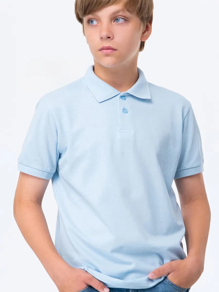 Футболка поло школьная детская рубашка с коротким рукавом