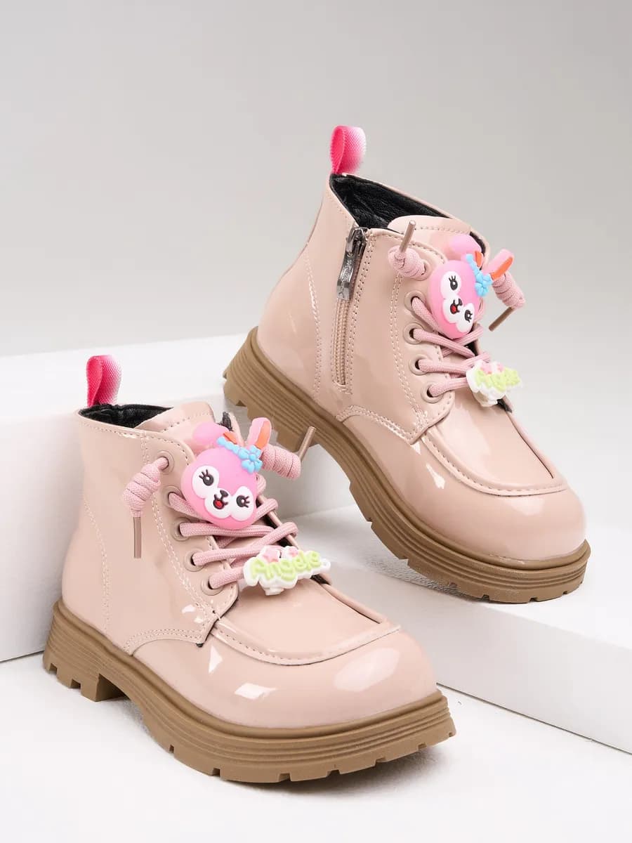 Лакированные ботинки демисезонные - фото 1