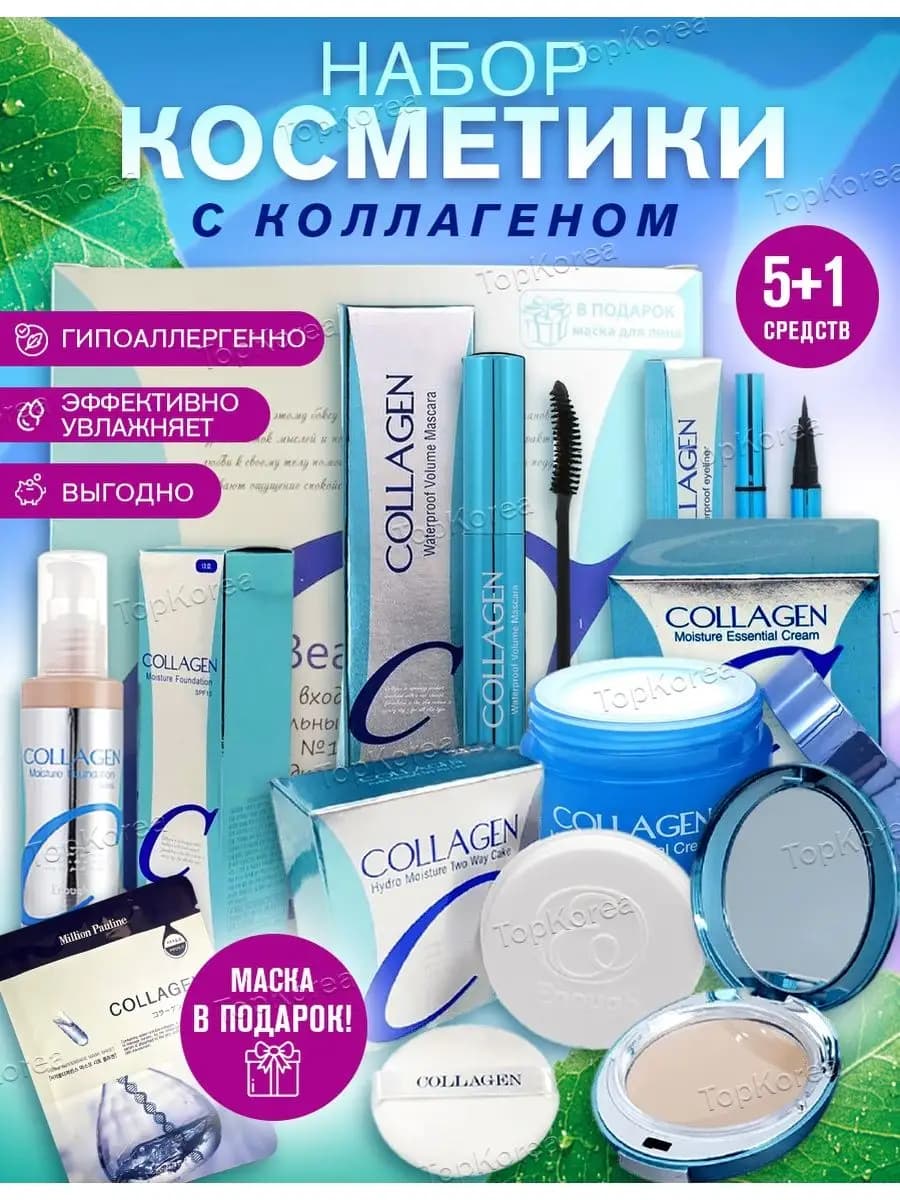 Подарочный набор уходовой косметики на новый год