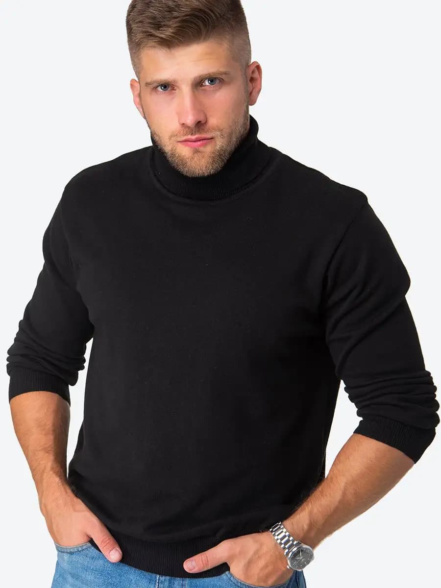 Водолазка вязаная джемпер с горлом